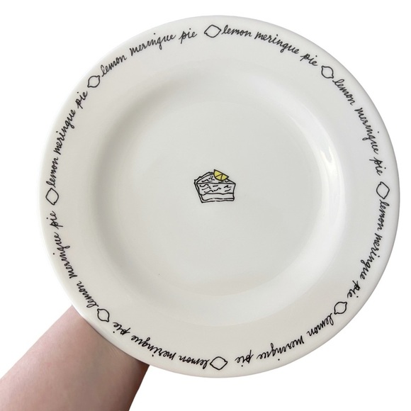 Pottery Barn Dessert Themed White 8 Inch Plates Lot of 3 - Picture 2 of 9